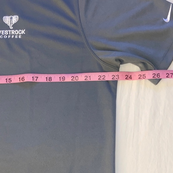 Nike Dri-Fit Polo Men’s L Gray Westrock Coffee Logo NWOT - Picture 8 of 10